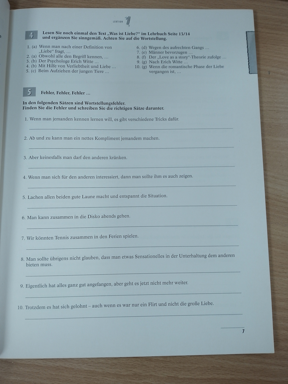 Blick 3 Arbeitsbuch