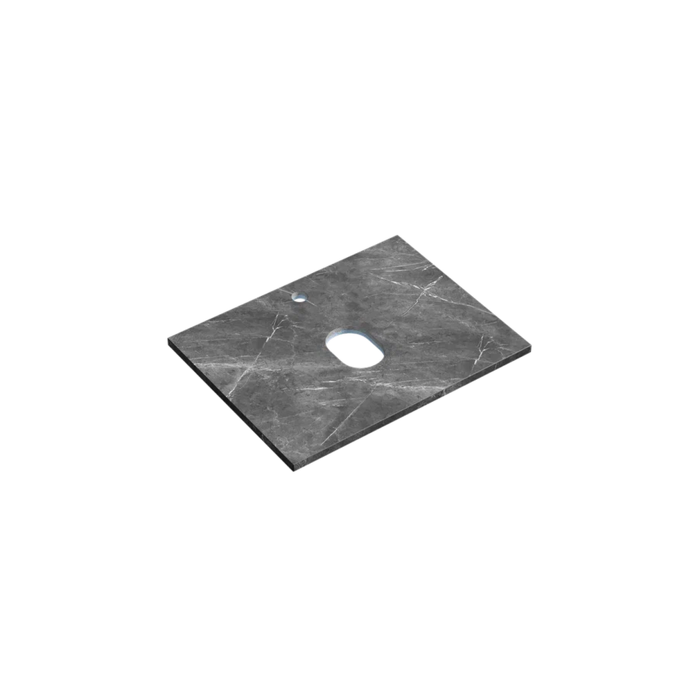 Sancos Столешница для ванной комнаты 600х460 с отверстием под смеситель, black sky, TT60A1X