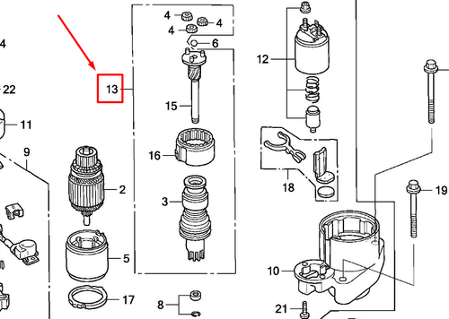 31242-ZY3-003 SHAFT ASSY, CLUTCH