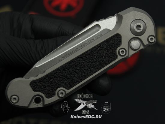 Нож Microtech LUDT T/E Gen III 1136-10APNC Natural Clear Apocalyptic Standard - рукоять алюминий, клинок М390МК
