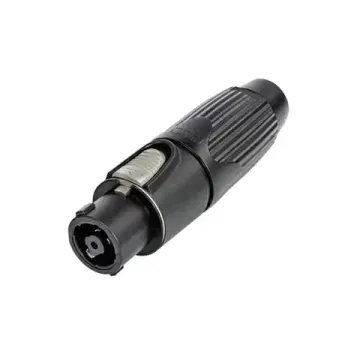 Neutrik NLT8FX-BAG кабельный разъем Speakon male 8-контактный, металлический черненый корпус