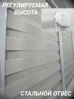 Рулонные шторы День-Ночь 68×80 см