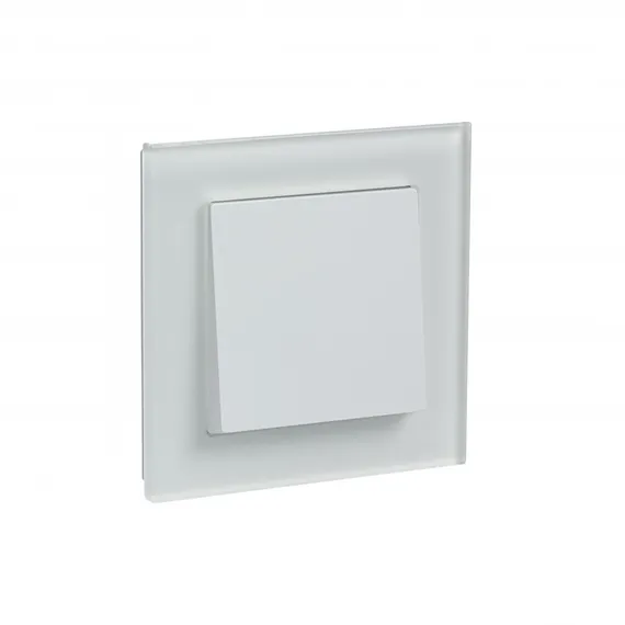 Рамка стеклянная на 1 пост Systeme Electric AtlasDesign Nature Белый ATN330101