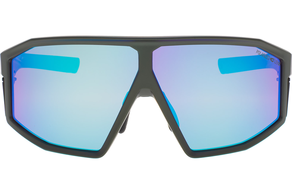 Спортивные очки с диоптриями GOG Lhotse / Matt Metallic Green/Black / Reflex White-Blue