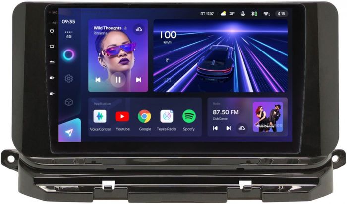 Магнитола для Skoda Octavia A8 2020-2024+ (поддержка климата, тест МСК) - Teyes CC3L на Android 10, CarPlay, 4G SIM-слот