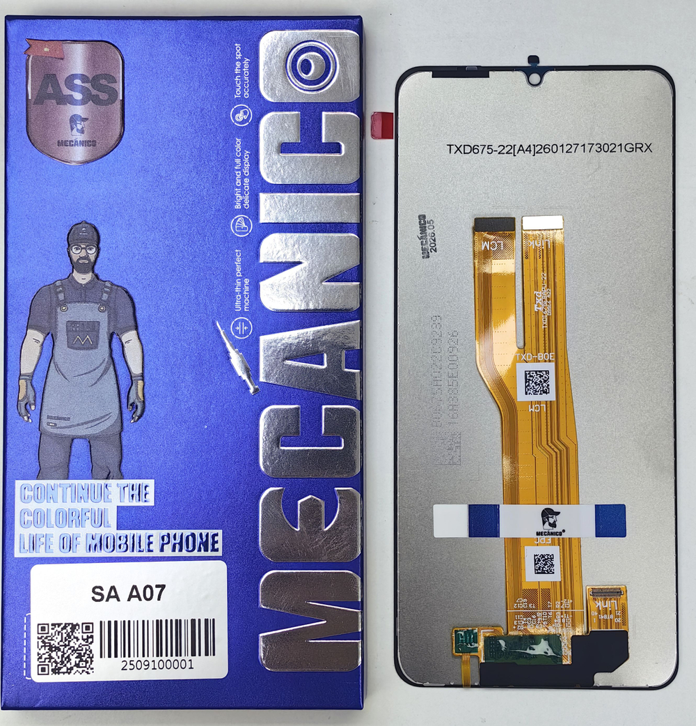 Дисплей Samsung A07 4G/ A075F; Mecanico ASS (Org New)