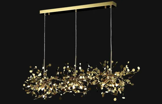 Подвесной светильник Garden GARDEN SP3х3 L1200 GOLD Crystal Lux