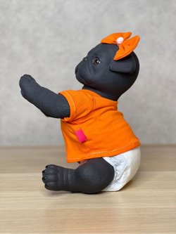 Игрушка мягконабивная 35см АниРеал Бульдог (60101)
