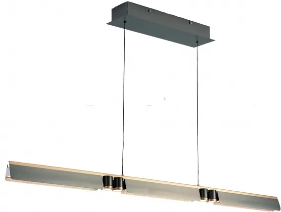 Подвесной светильник Vision 9309D-1200-2 GR+BK iLedex