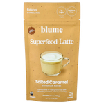 Blume, латте с суперфудами, соленая карамель, без кофеина, 100 г (3,5 унции)