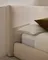 Кровать Blok бежевая со съемными чехлами для матраса 160 х 200 см