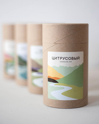 Цитрусовый чай в подарочном тубусе