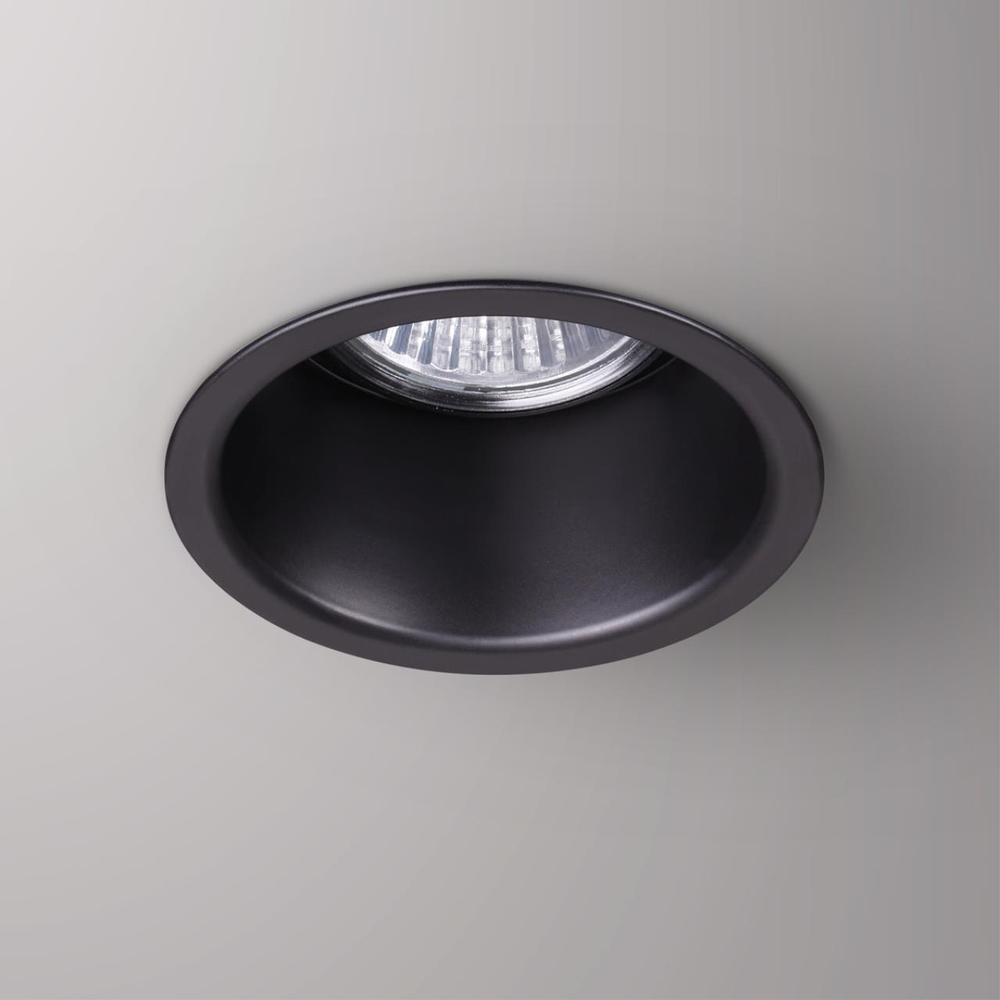 370445 SPOT NT19 578 черный Встраиваемый светильник IP20 GU10 50W 220V BUTT