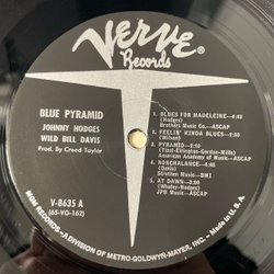Винтажная виниловая пластинка LP Johnny Hodges, Wild Bill Davis Blue Pyramid Голубая Пирамида (США 1966) (В Шринке)