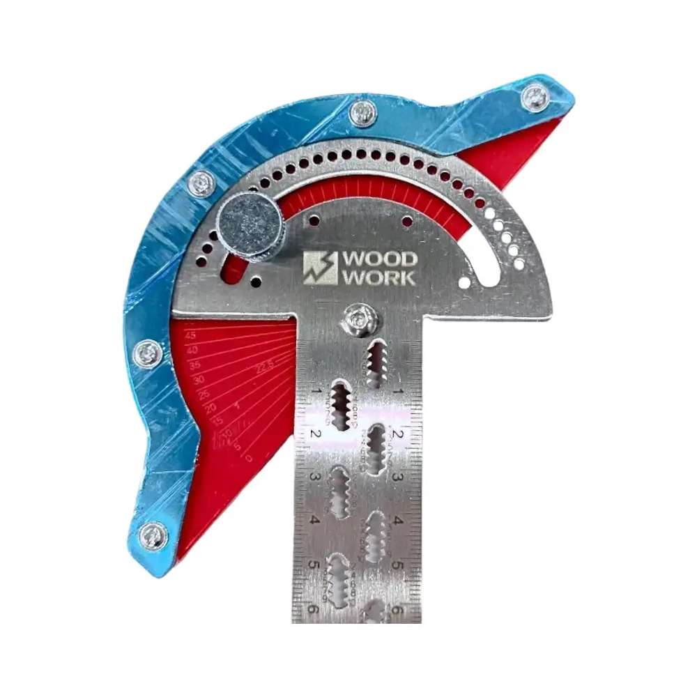 Линейка разметочная 500 мм с транспортиром Woodwork RUL-50P