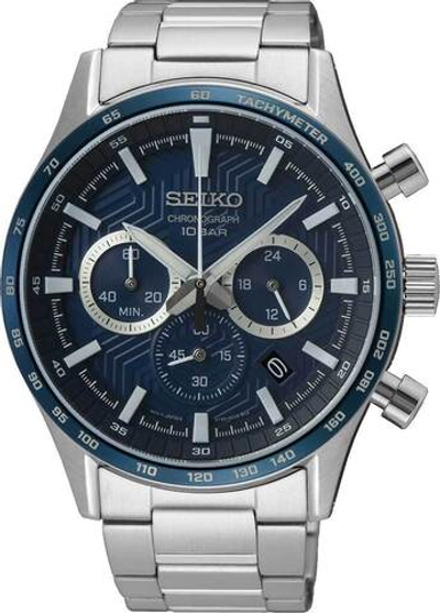 Японские наручные часы Seiko SSB445 с хронографом