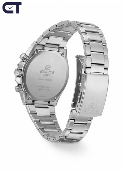 CASIO EFS-S570D-1AUDF EDIFICE мужские наручные часы — солнечный тонкий хронограф с сапфировым стеклом