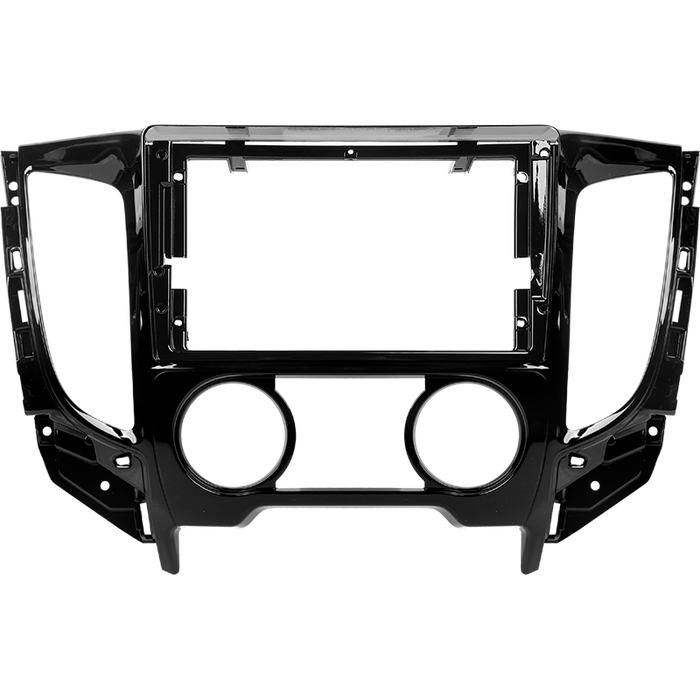 Комплект рамки с разъёмами 9"+can Mitsubishi L200 2015-2022 кондей большая (F1)