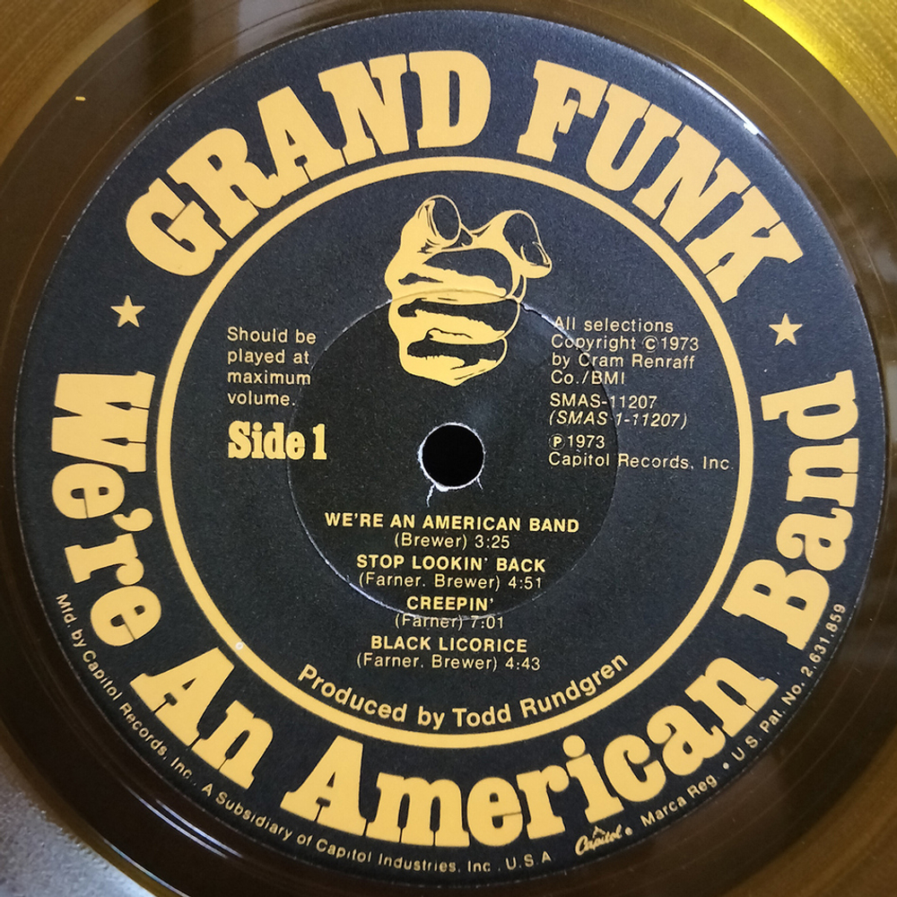 Grand Funk / We're An American Band (Coloured Vinyl)(LP)