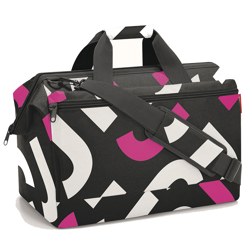 Сумка allrounder l pocket signature bold pink