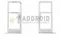 Sim лоток для Samsung Galaxy A8 (A530F) серый
