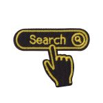 Аппликация термоклеевая "Search" 5.8х4.5 см, №05, 1 шт, 02-508, Gamma ETF