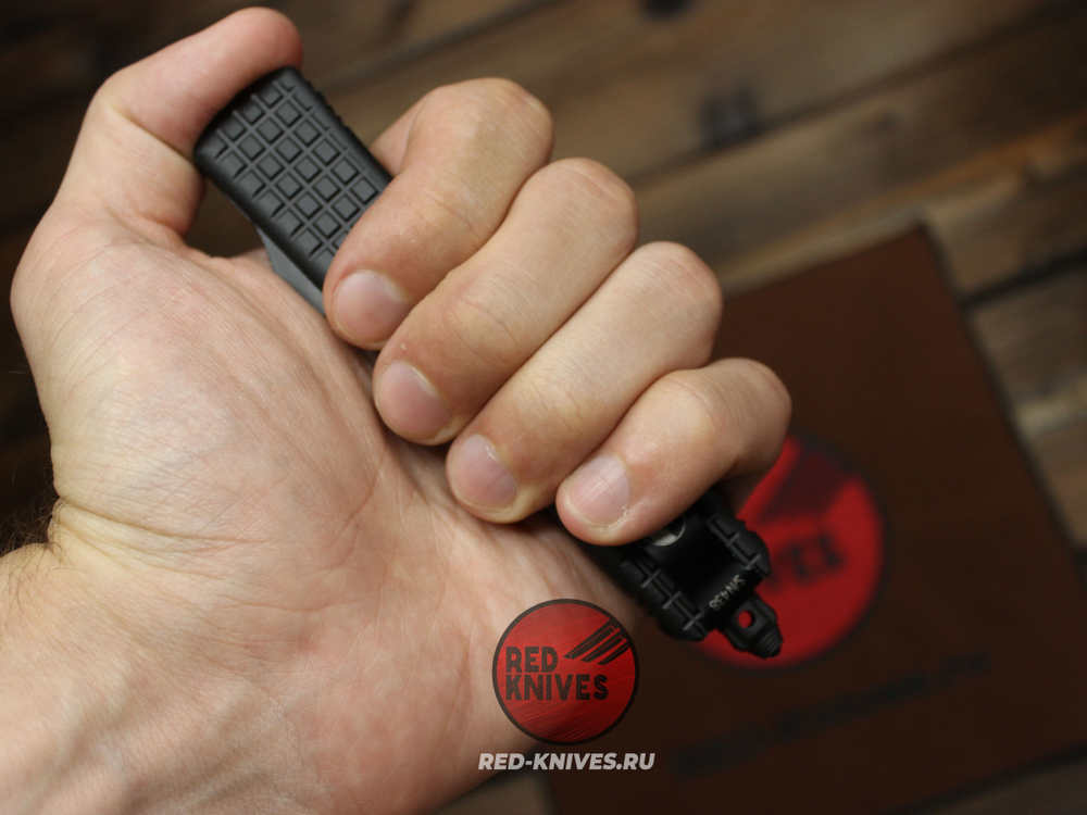 Нож Microtech Ultratech Delta Shadow Frag D/E - клинок кинж., черный + запчасти МТ2