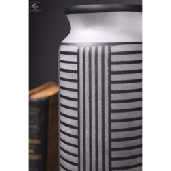 Ваза White frosted vaseВаза Objet de Curiosite Черный / Белый
