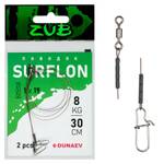 Поводки ZUB Surflon 1 x 19 8кг/30см (упак. 2 шт)