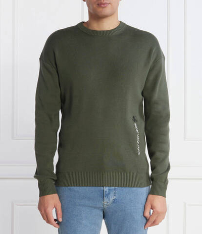 Худи VERTICAL INSTITUTIONAL CALVIN KLEIN JEANS - хаки(J30J323977)