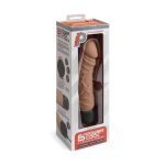 Кофейный вибратор-реалистик 6.5 Girthy Realistic Vibrator - 19 см. (Цвет: кофейный)