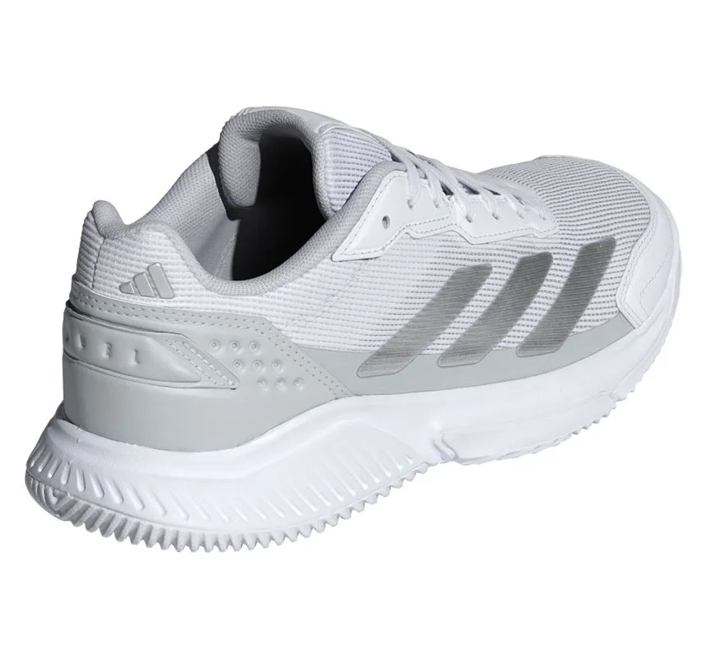 Женские кроссовки для padel Adidas Courtquick Padel W - cloud white/silver metallic/cloud white