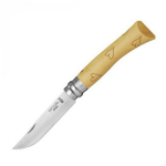 Нож Opinel №7 Nature, нержавеющая сталь, рукоять самшит
