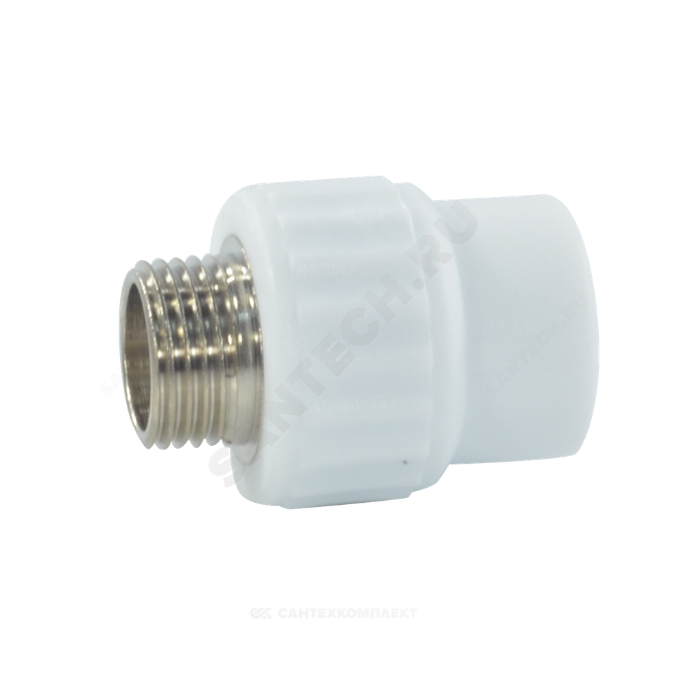 Муфта PP-R комбинированная белая Дн 32х3/4" НР VALFEX 10130132