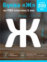 Буквы из пластика на стену