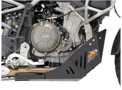 AX1690_DPP AXP RACING ADVENTURE HDPE 8MM SKID PLATE BLK (TUAREG 660)