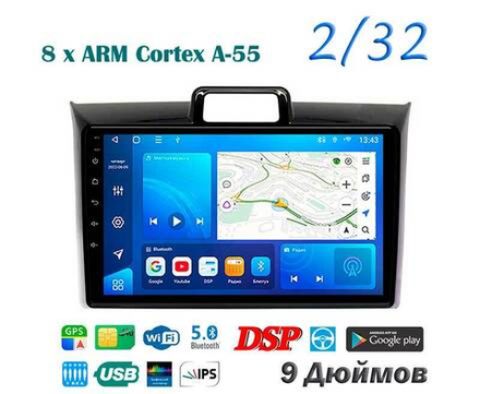 Topway TS18 2+32GB 8 ядер для Toyota Corolla Axio, Fielder 2012-2021