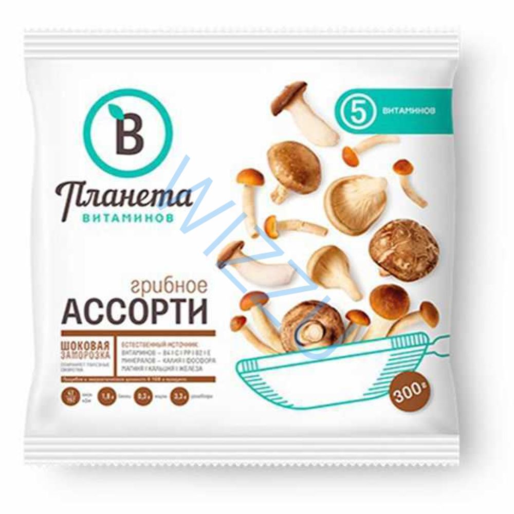 Ассорти грибное, Планета Витаминов, 300 г, (20)
