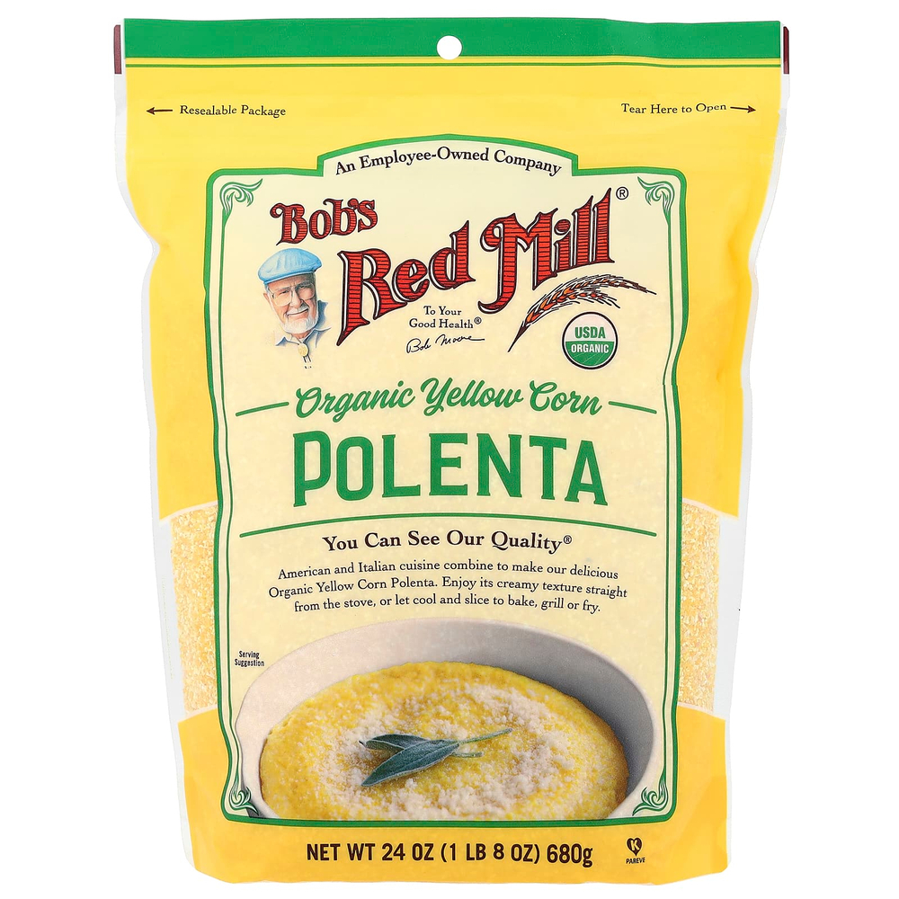 Bob's Red Mill, Органическая кукурузная крупа, полента, 680 г (24 унции)