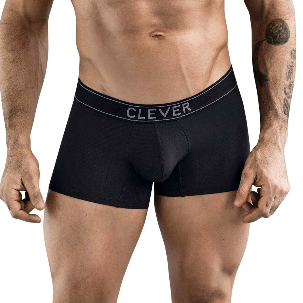 Черные мужские трусы-хипсы Clever Berna Trunks