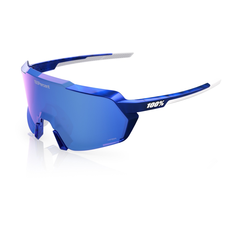 Спортивные очки 100% Korbin / Gloss Blue Holographic / Hiper Blue Mirror Lens