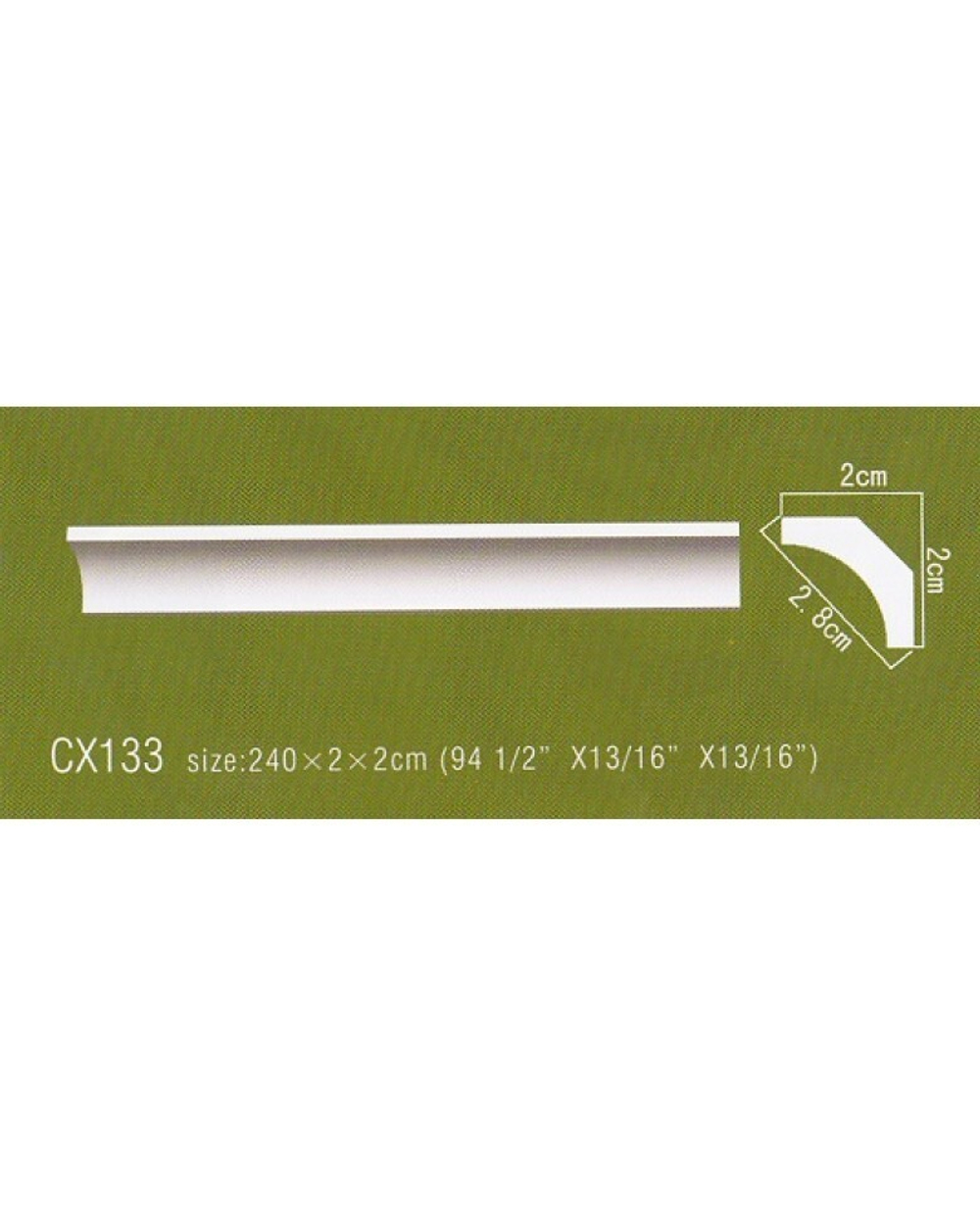 Карниз потолочный  Ax133 (AB243)