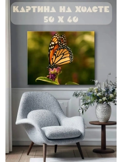 Картина на стену 40 X 50 Бабочка