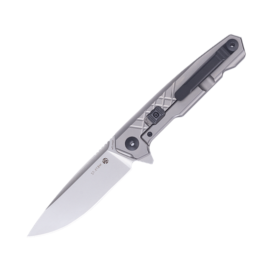 Складной нож Ruike M875-TZ c клинком из стали 440C, рукоять титан