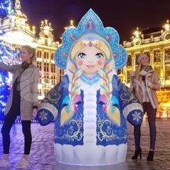 Новогодняя фигура Снегурочка Лайт