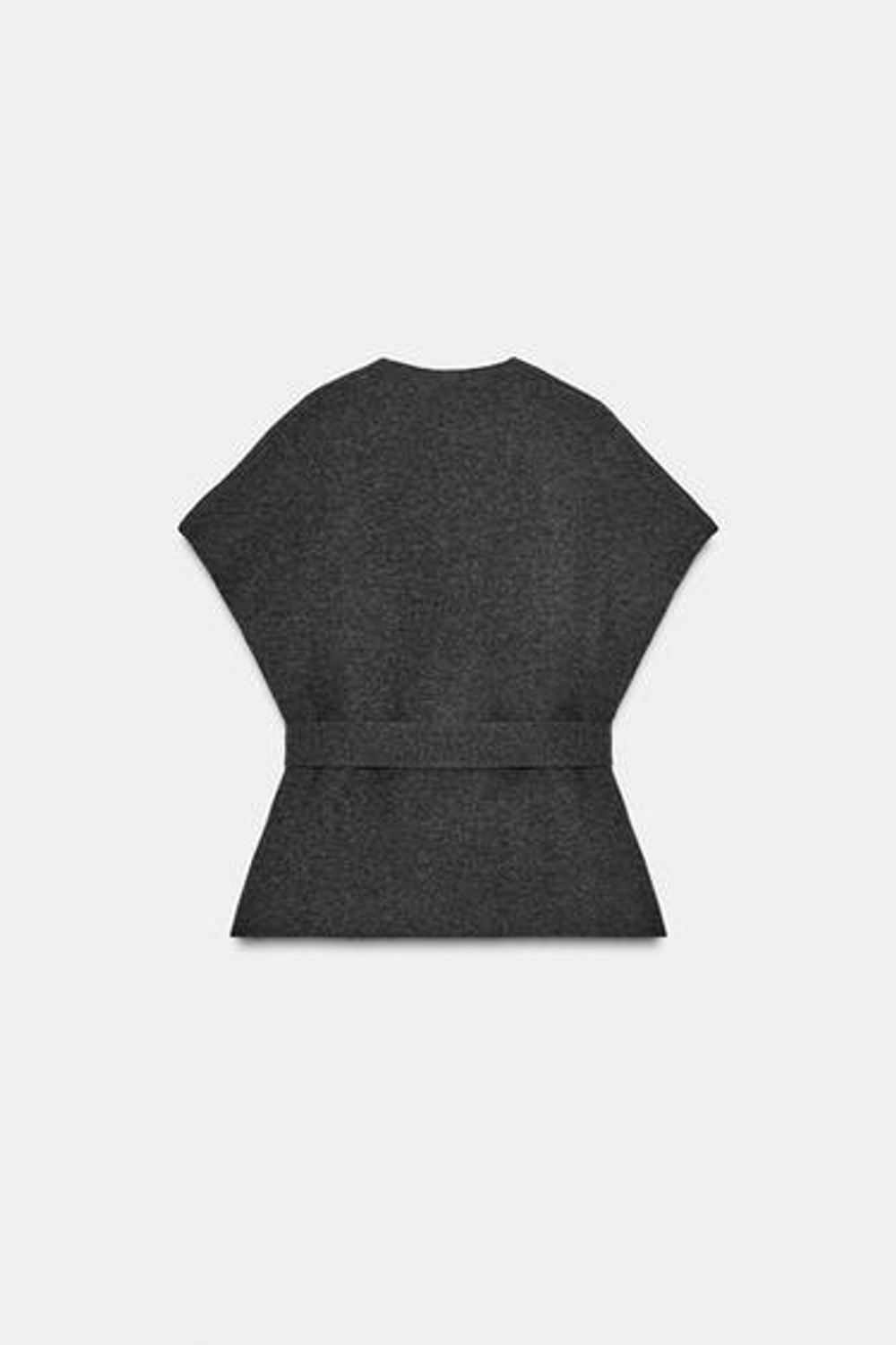ТРИКОТАЖНЫЙ ЖИЛЕТ С ПОДВЯЗКАМИ - ZARA
