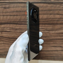 Крышка для Huawei Mate 40 (заднее стекло) "Оригинал 100%" цвет: Чёрный