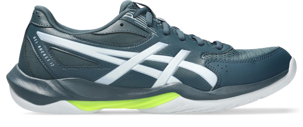 Мужские кроссовки для бадминтона/сквоша Asics Gel-Rocket 12 - raw indigo/white
