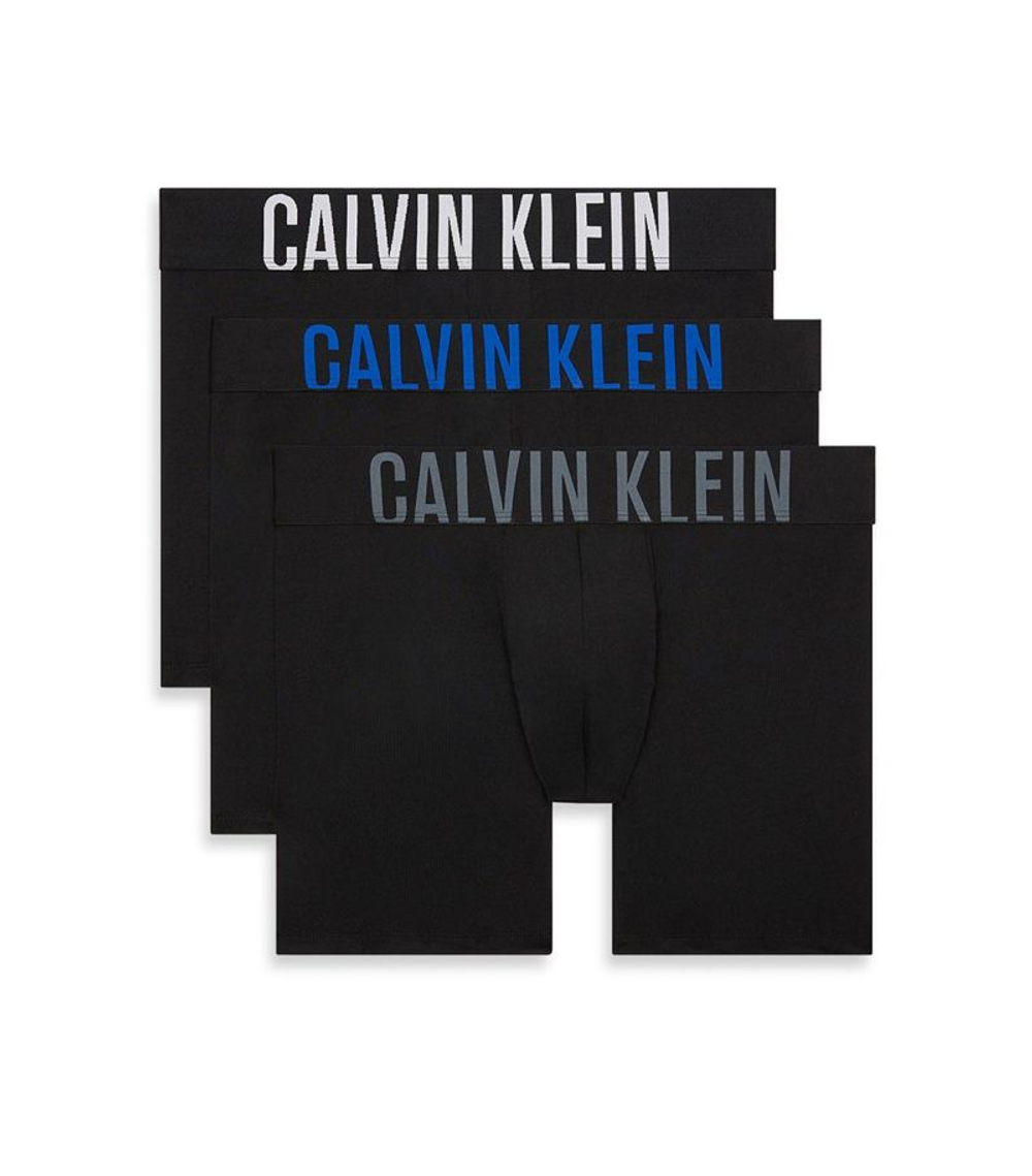 Мужские спортивные боксеры Calvin Klein Intense Power Boxer 3P - black/white/grey/blue