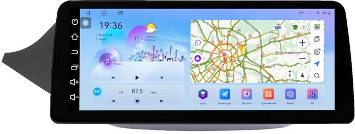 Магнитола для KIA Ceed 2 JD 2012-2018 (рамка матовая) - FarCar монитор 12.3" 2K QLED на Android 14, Быстрая, CarPlay, 4G SIM-слот